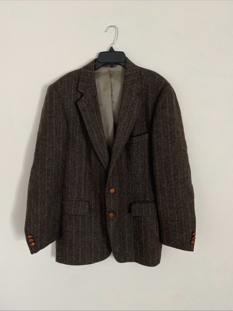 Levi’s Menswear Vintage Tweed Blazer Pure Wool Herringbone 40r
